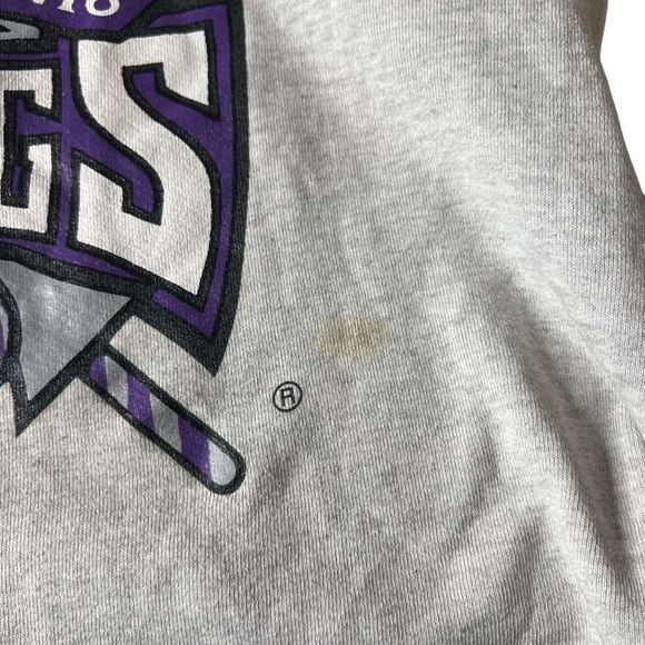 VTG Sacramento Kings Cropped Sweatshirt USA Womens Medium - Picture 4 of 4